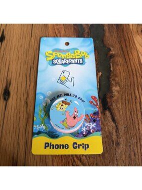 Nickelodeon￼“ SpongeBob Patrick Phone grip/stand. NEW Cartoons Throw Back 80s🔥